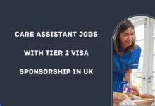 Care Assistant Jobs with Tier 2 Visa Sponsorship in UK